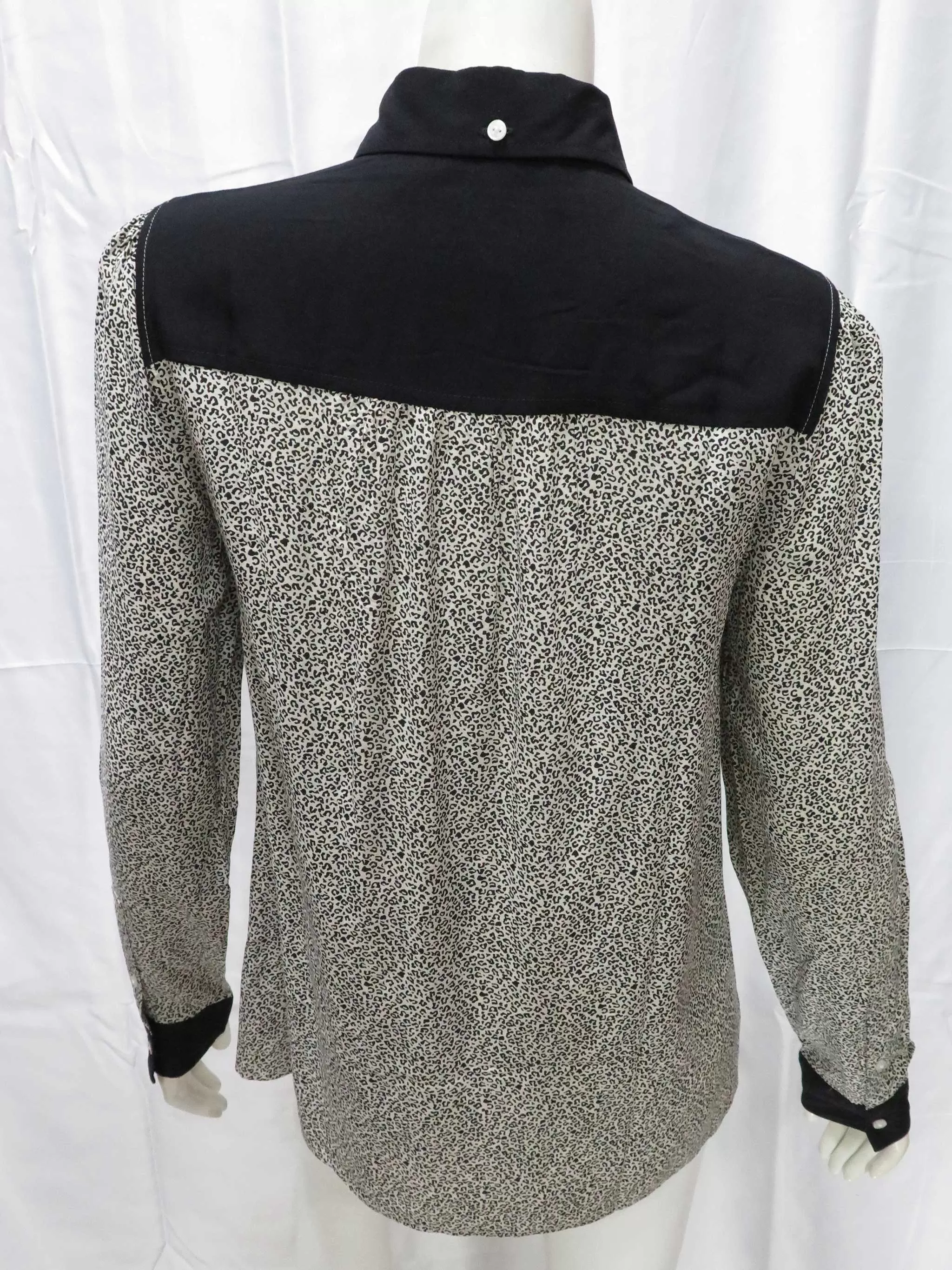 Leopard Print L/S Shirt (ivory)