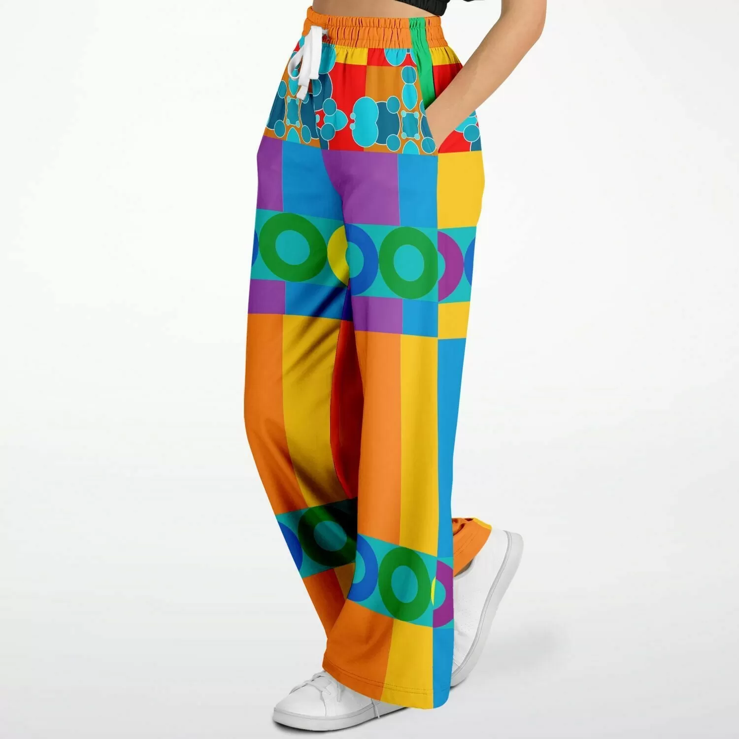 Life on Mars Eco-Poly Stretchy Phat Bellbottoms