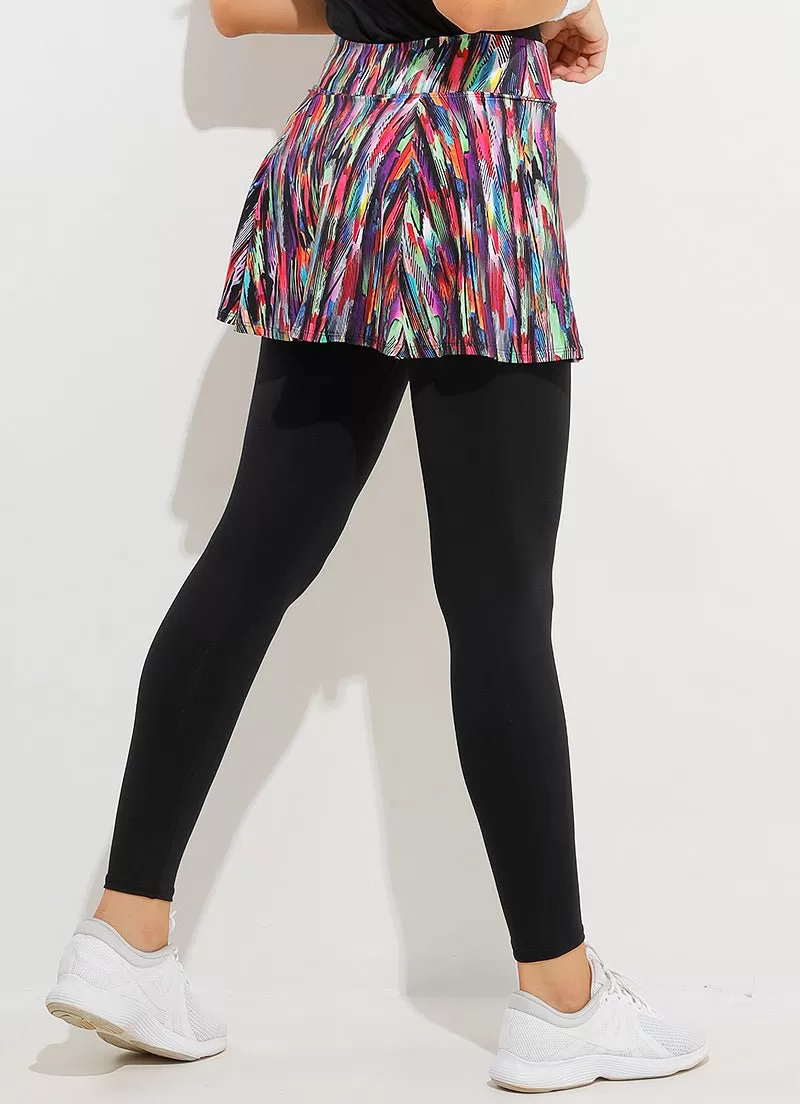 Love Skirted Legging (Feathers)