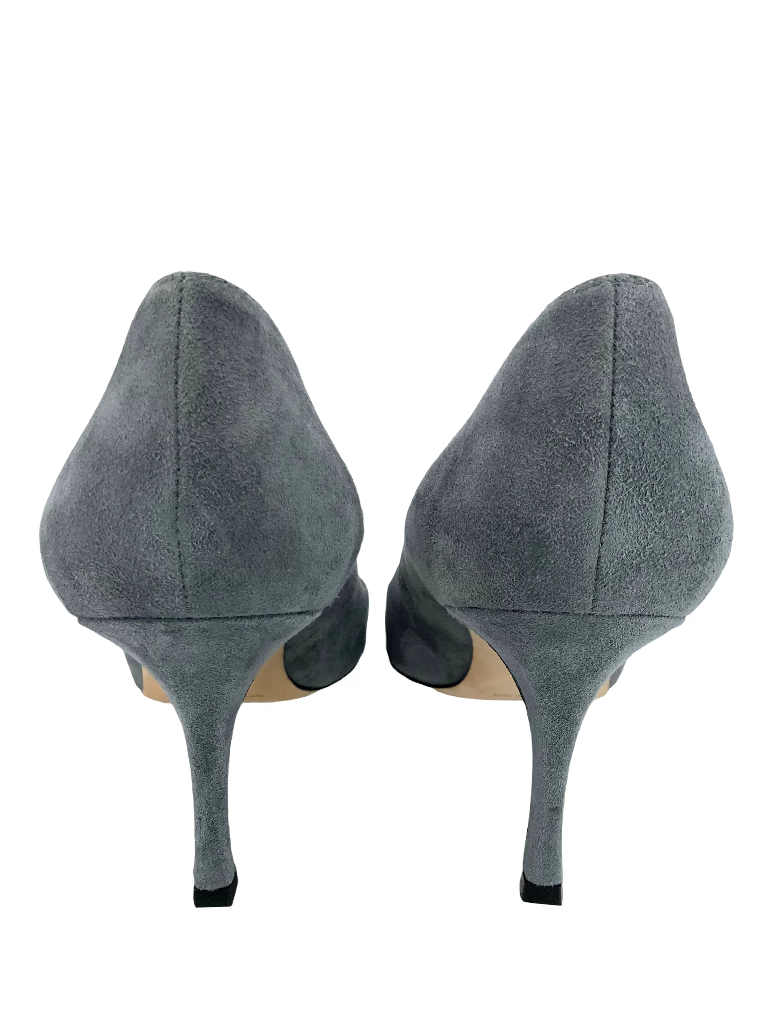 Manolo Blahnik BB 70mm Suede Pumps Size 8.5