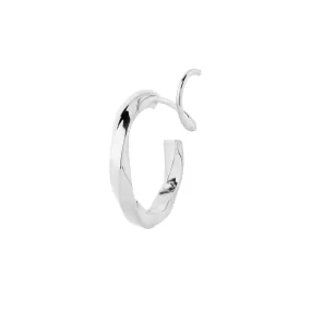 Marcelle Twirl Earring, Silver