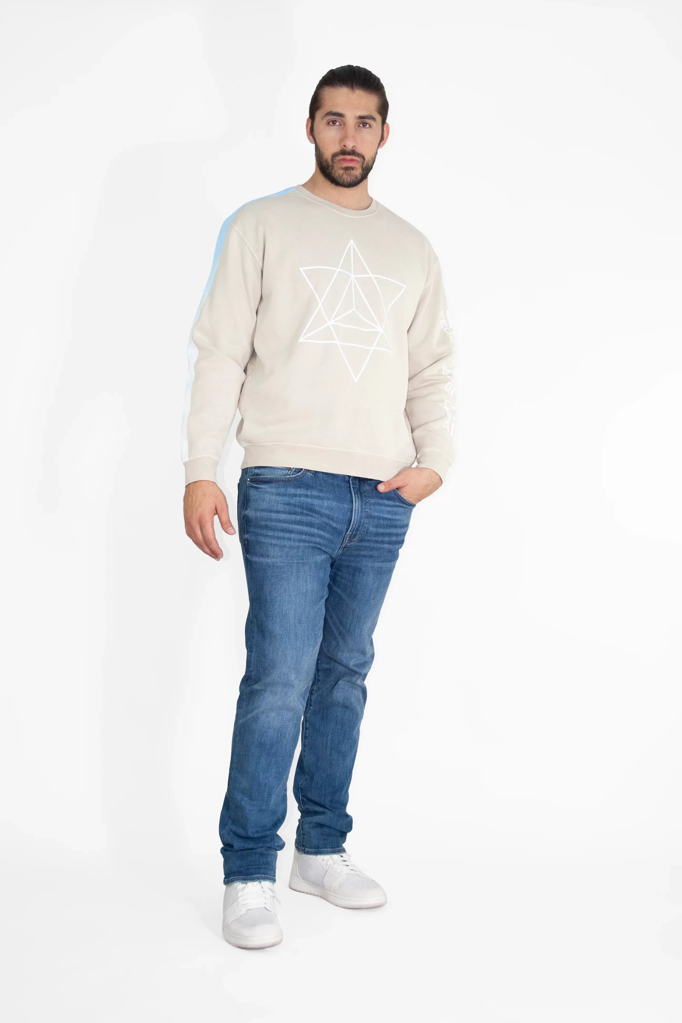 Merkaba Crewneck in Dune