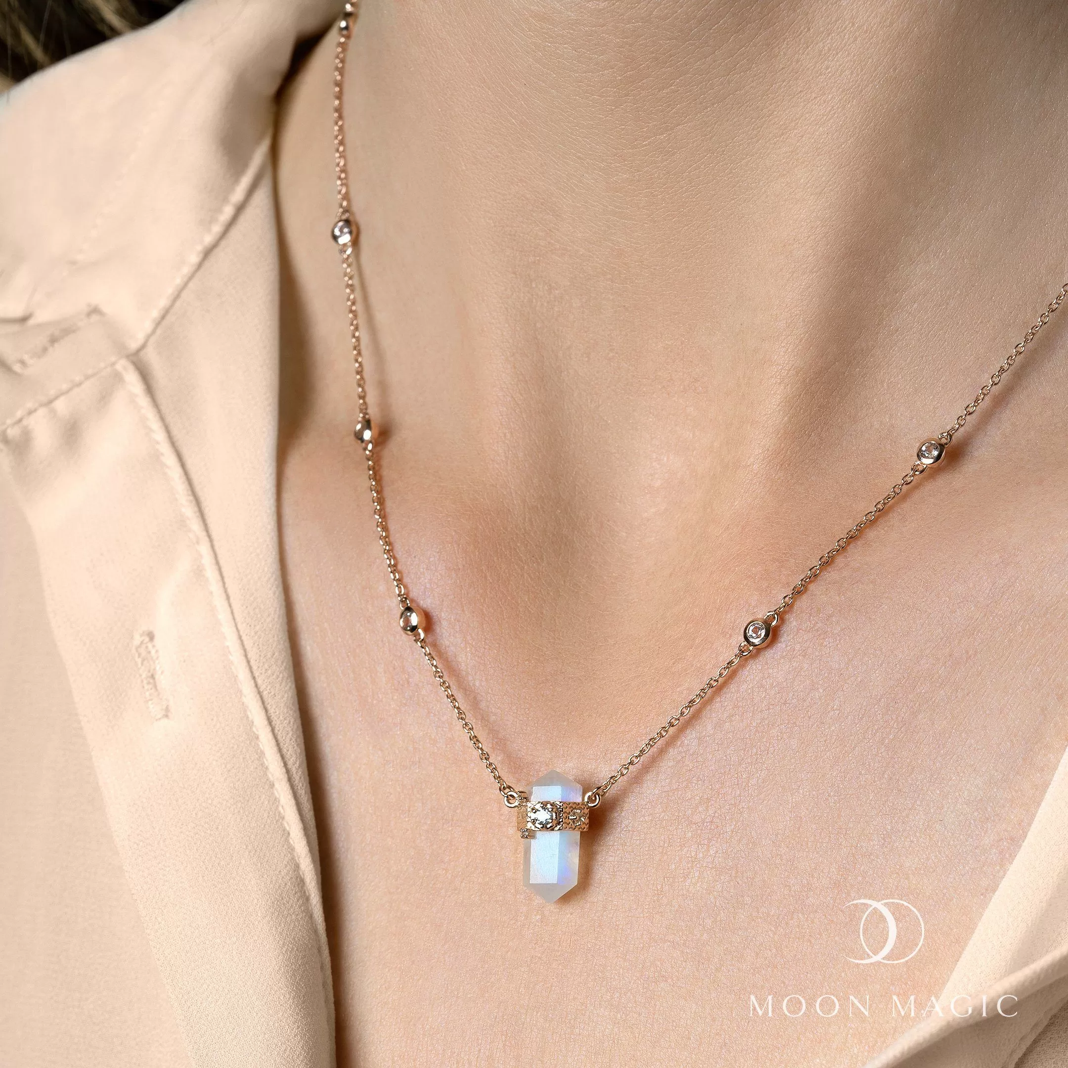 Moonstone Necklace - Wanderlust