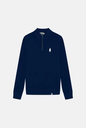 mparator Penguen Super Soft eyrek Fermuarl Sweatshirt  - Lacivert