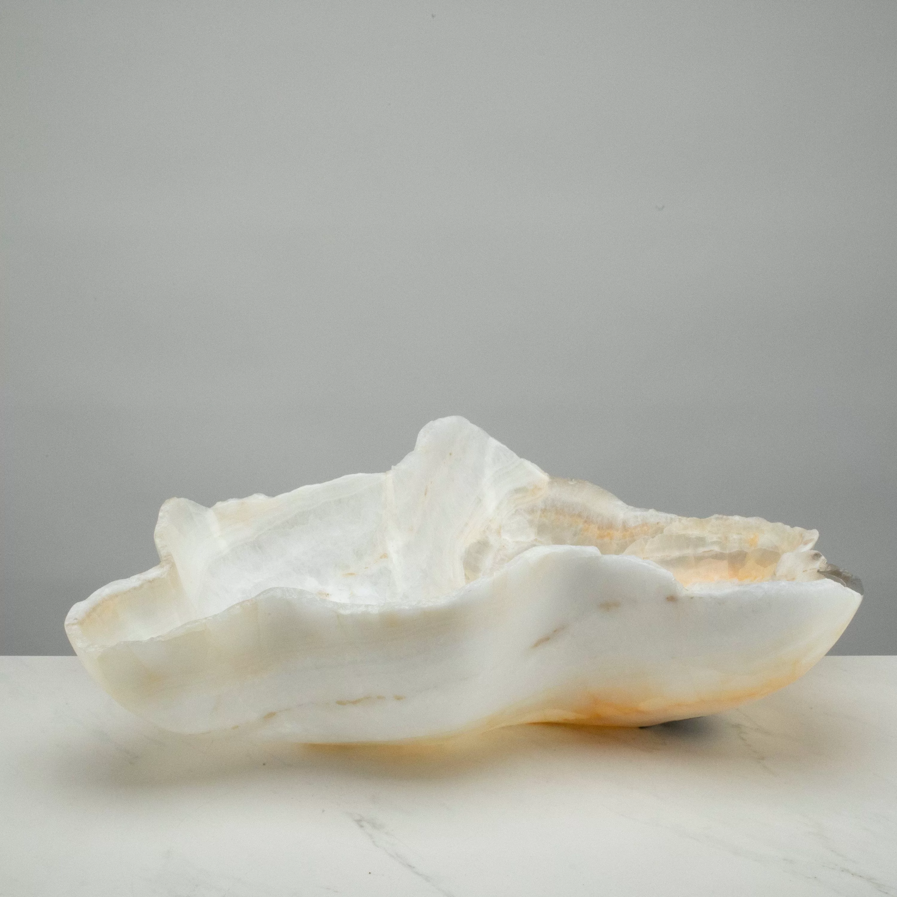 Natural White Onyx Bowl 25