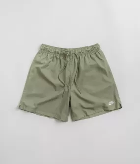 Nike Club Flow Shorts - Oil Green / White / White