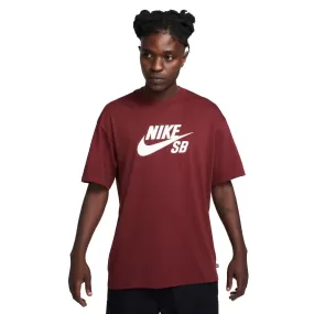 Nike SB Logo T-Shirt Dark Team Red