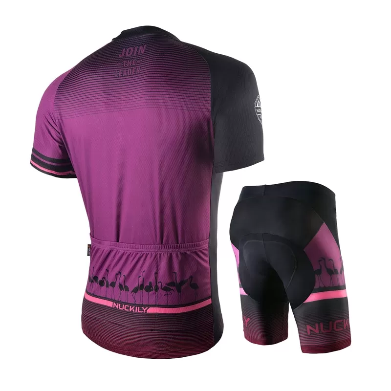 Nuckily Mycycology MA029-MB029 Half Sleeves Jersey and Gel Padded Shorts