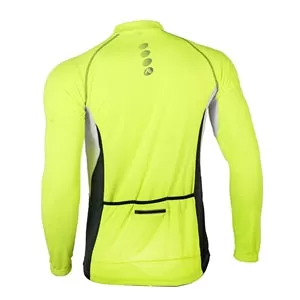 Nuckily Mycycology MH008 Full Sleeves Cycling Jersey - Neon Green