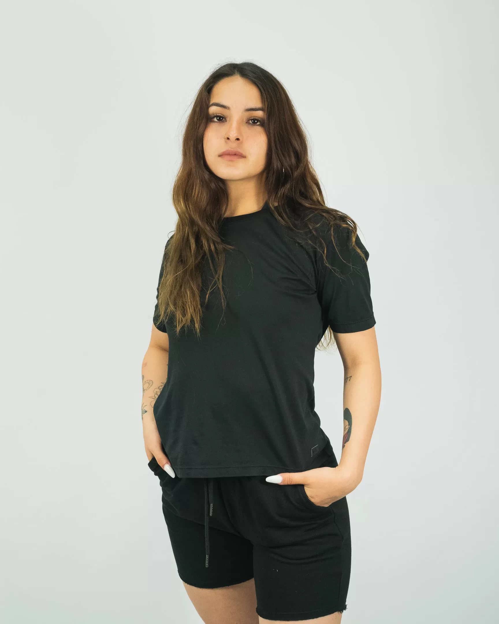 Permium Pima SS24 Women’s Tee - Black Beauty