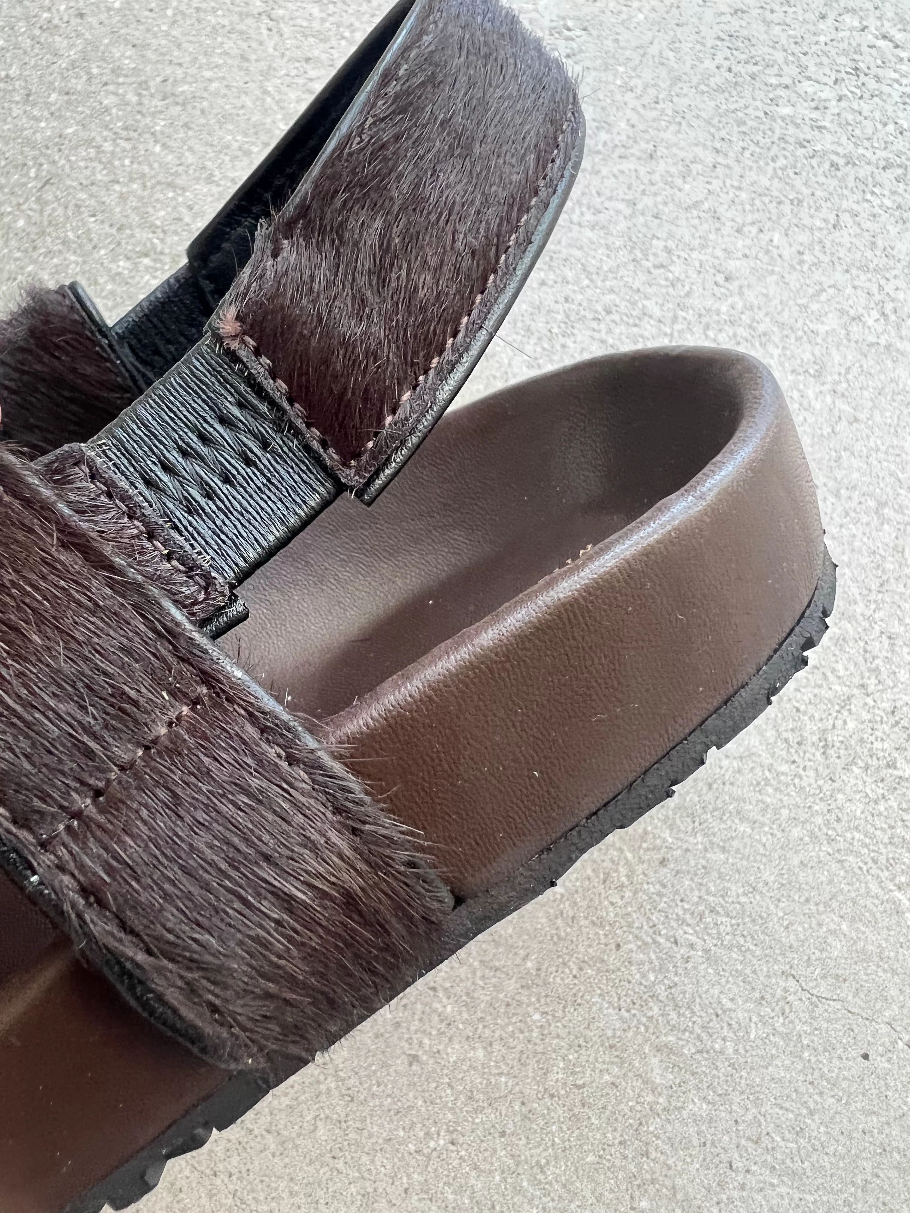 Pony Slide, Dark Brown