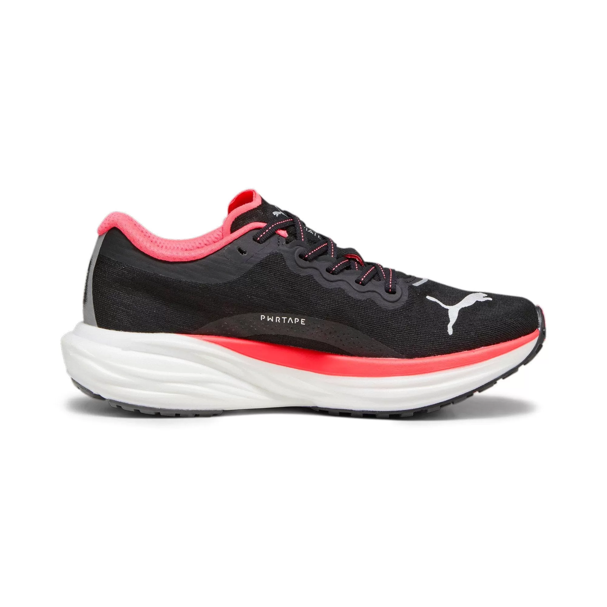 Puma Women's  Deviate Nitro 2 Wns Black-Fire Orchid