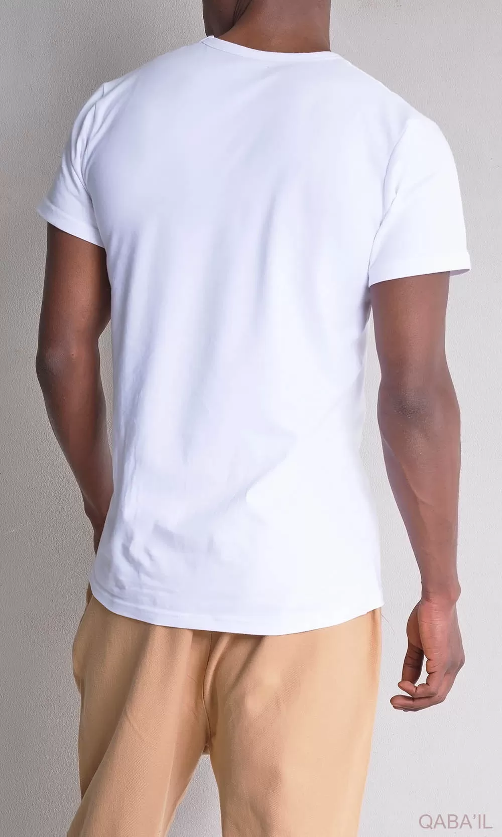 QL BAZ Longline T-Shirt White Pack (Pack of 2)