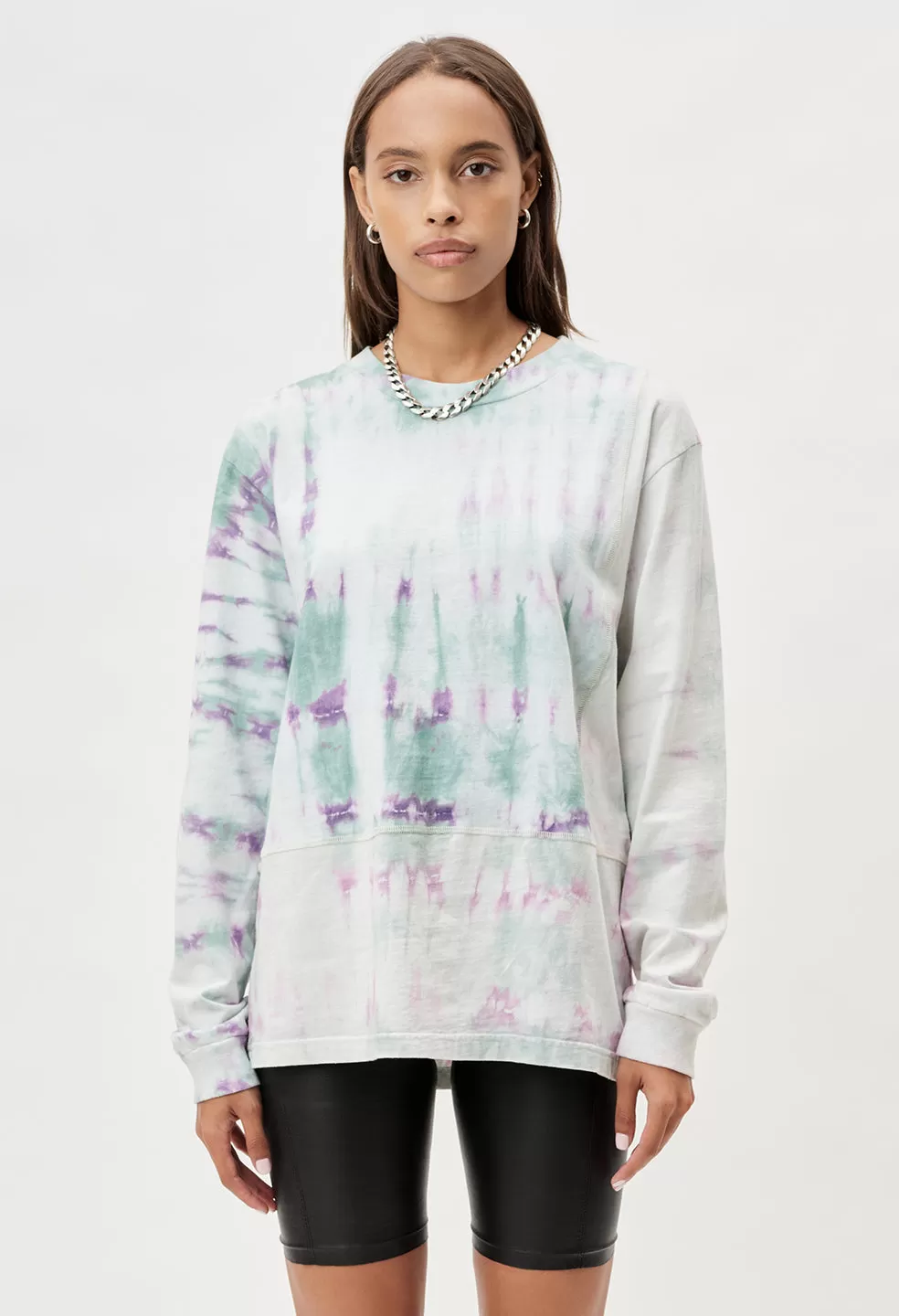 Reconstructed LS Tie Dye Tee / Mineral X Opal