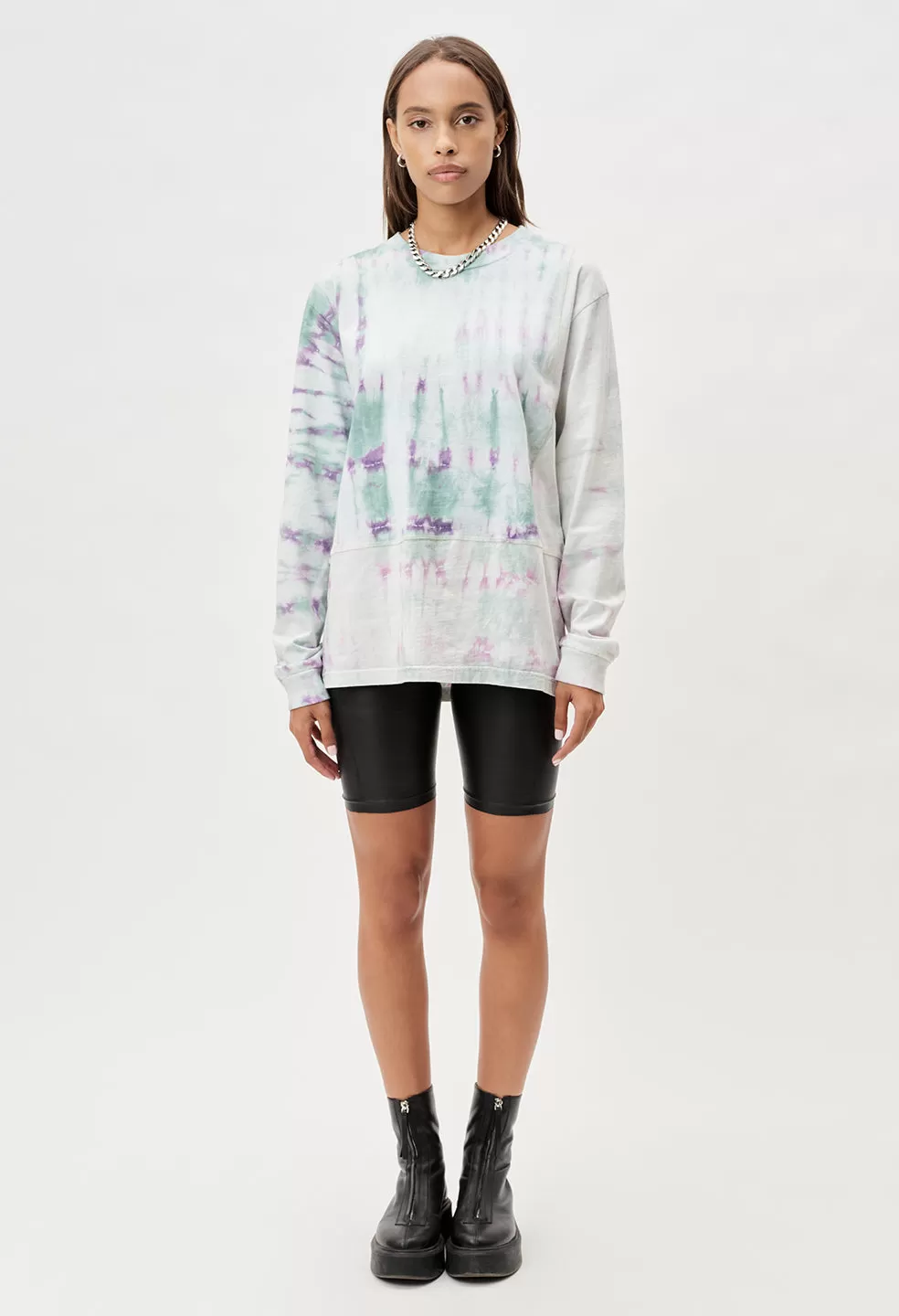 Reconstructed LS Tie Dye Tee / Mineral X Opal