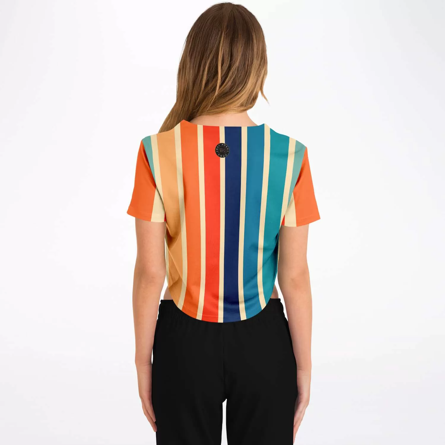 Salsa Time Cropped Button Front Jersey