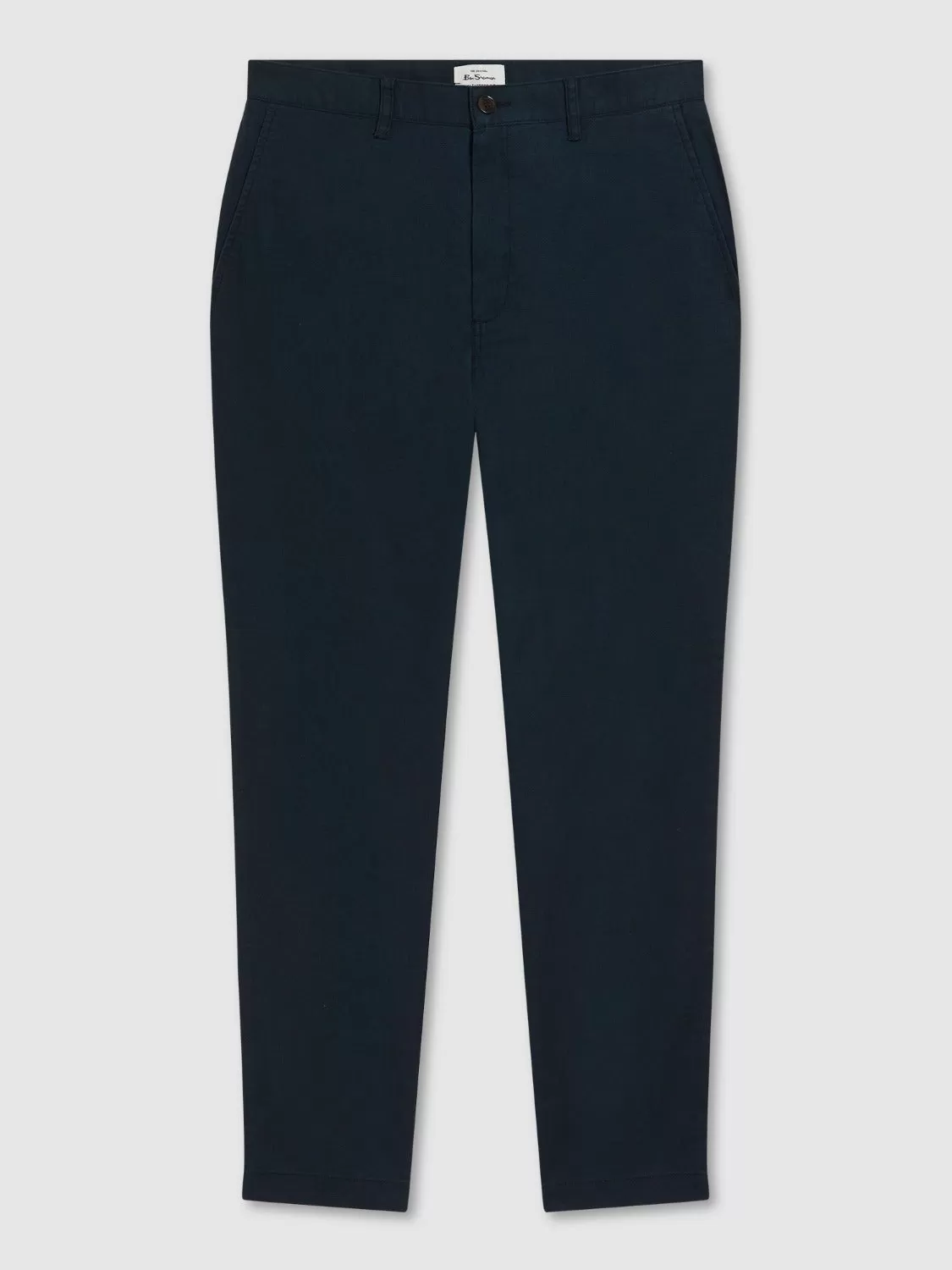 Signature Slim Taper Linen Trousers - Midnight