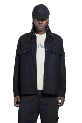 STONE ISLAND MAN BLACK JACKETS