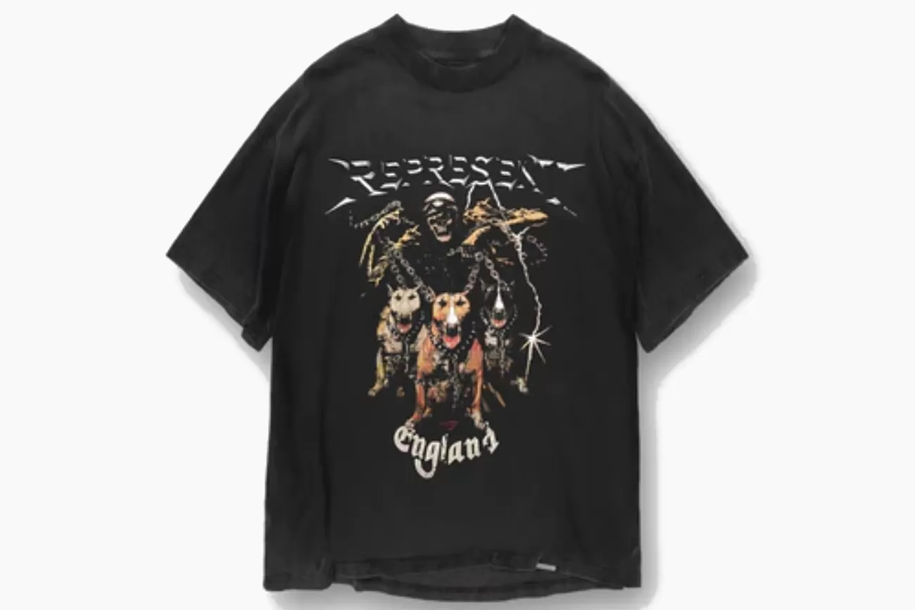 TERRIER TENSION T-SHIRT - VINTAGE BLACK