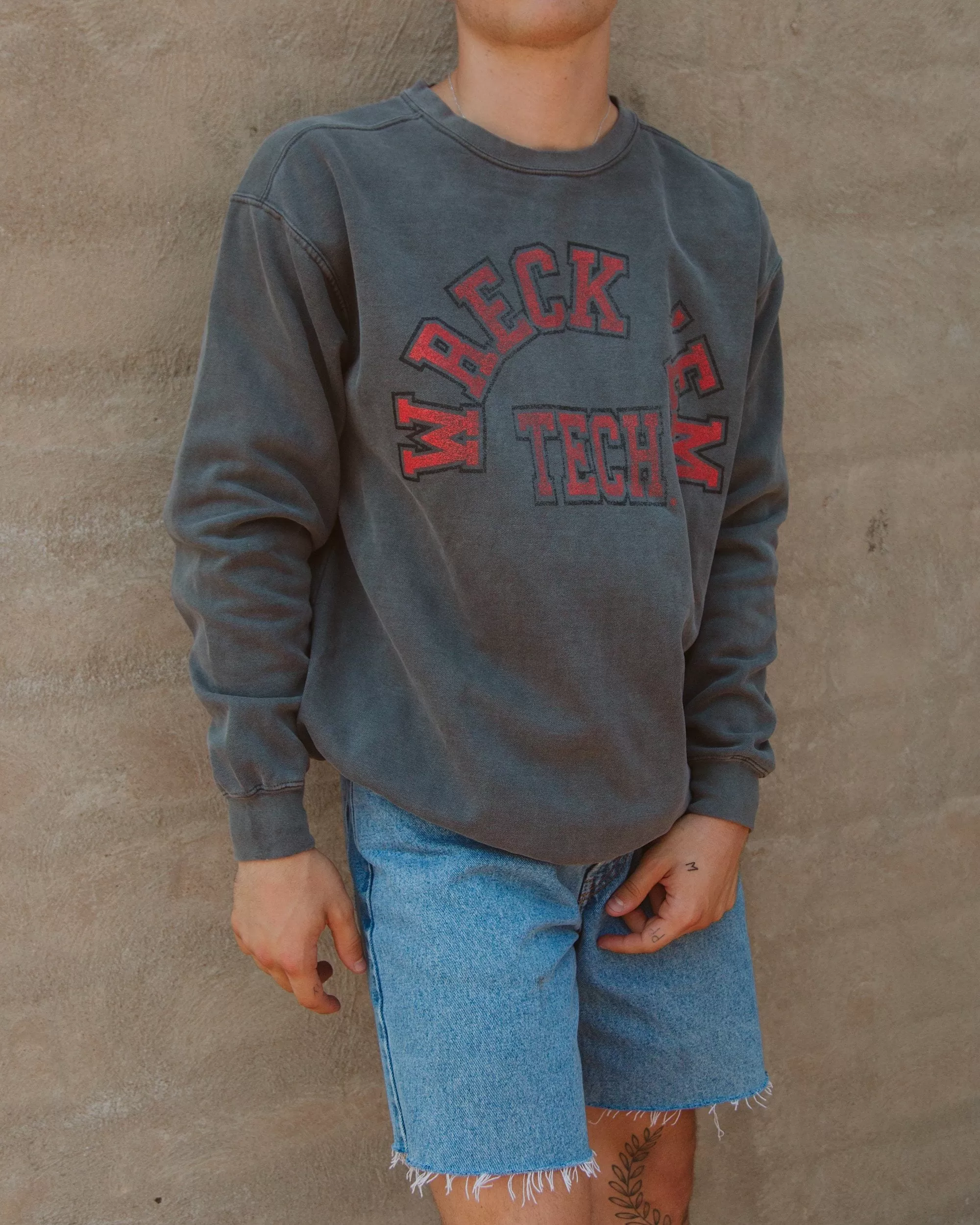 Texas Tech Mega Arch Pepper Sweatshirt