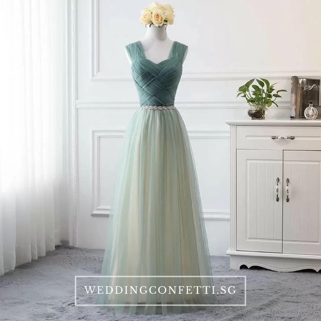 The Athelia Bridesmaid Sleeveless Tulle Dress (Customisable)