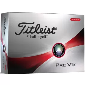 Titleist Pro V1X - High Numbers Dozen 2023