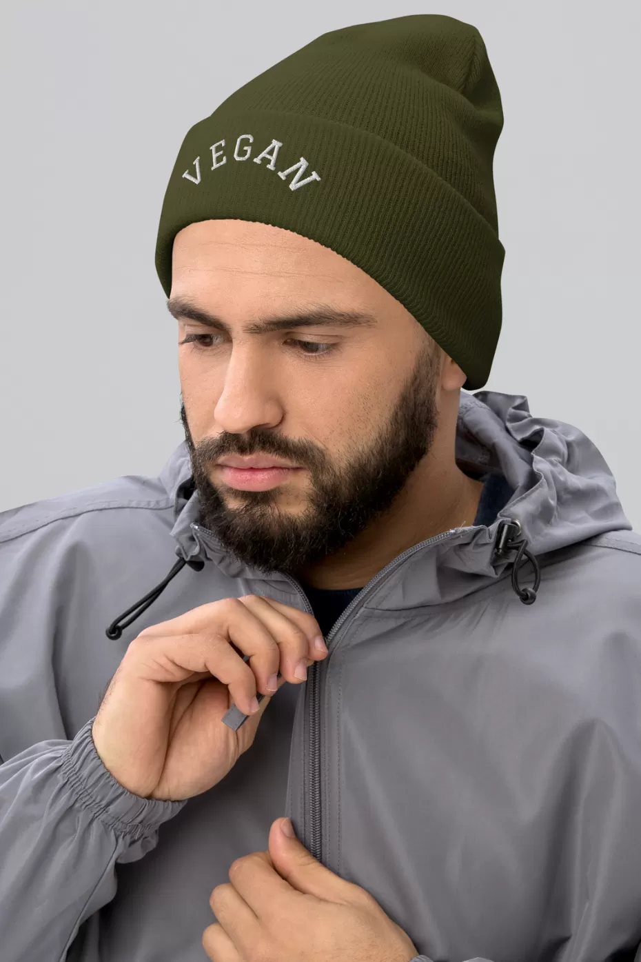 Vegan Cuffed Beanie