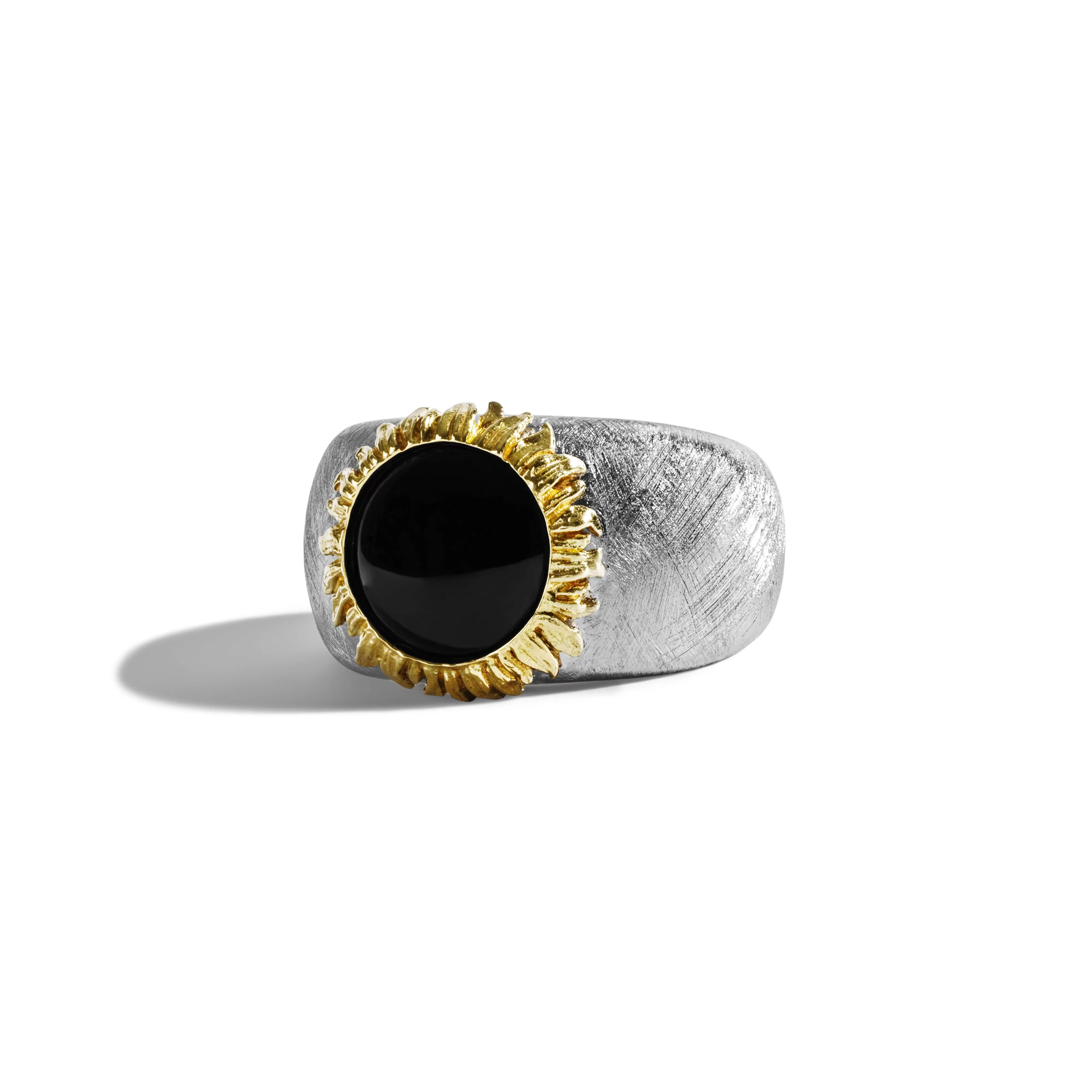 Vincent Cuff Ring with Black Onyx