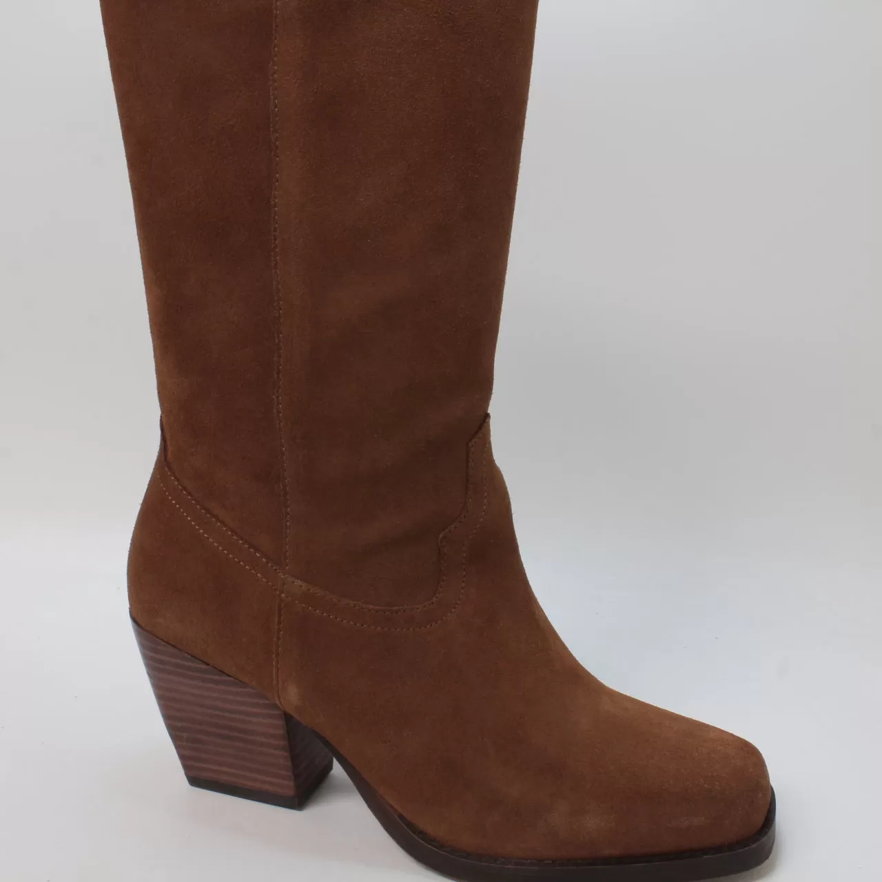 Womens Bronx Classic Western Boots Chestnut