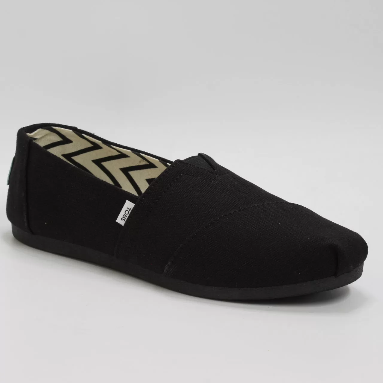 Womens Toms Alpargata Black Black Recycled