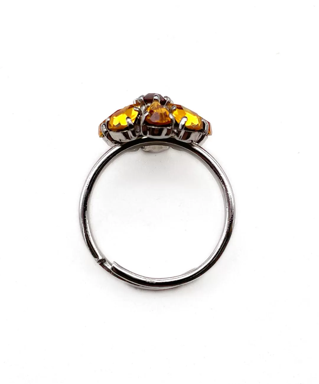 【ドイツ買付】ヴィンテージ SEIBOTH トパーズ フラワー リング/Vintage SEIBOTH Topaz Flower Ring