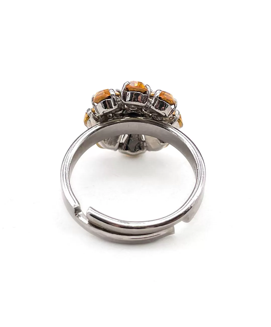 【ドイツ買付】ヴィンテージ SEIBOTH トパーズ フラワー リング/Vintage SEIBOTH Topaz Flower Ring