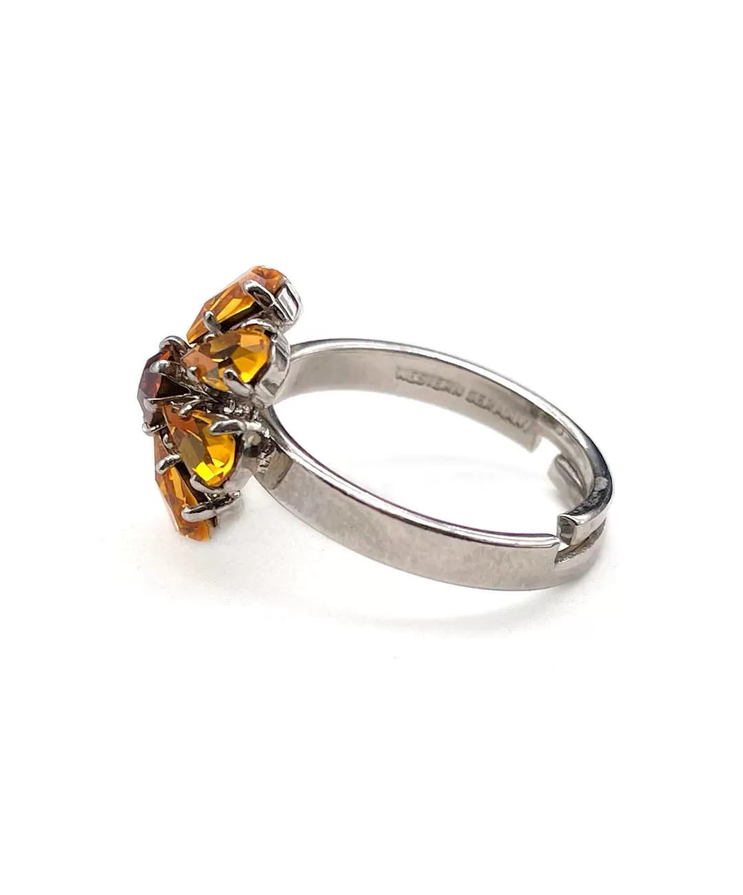 【ドイツ買付】ヴィンテージ SEIBOTH トパーズ フラワー リング/Vintage SEIBOTH Topaz Flower Ring