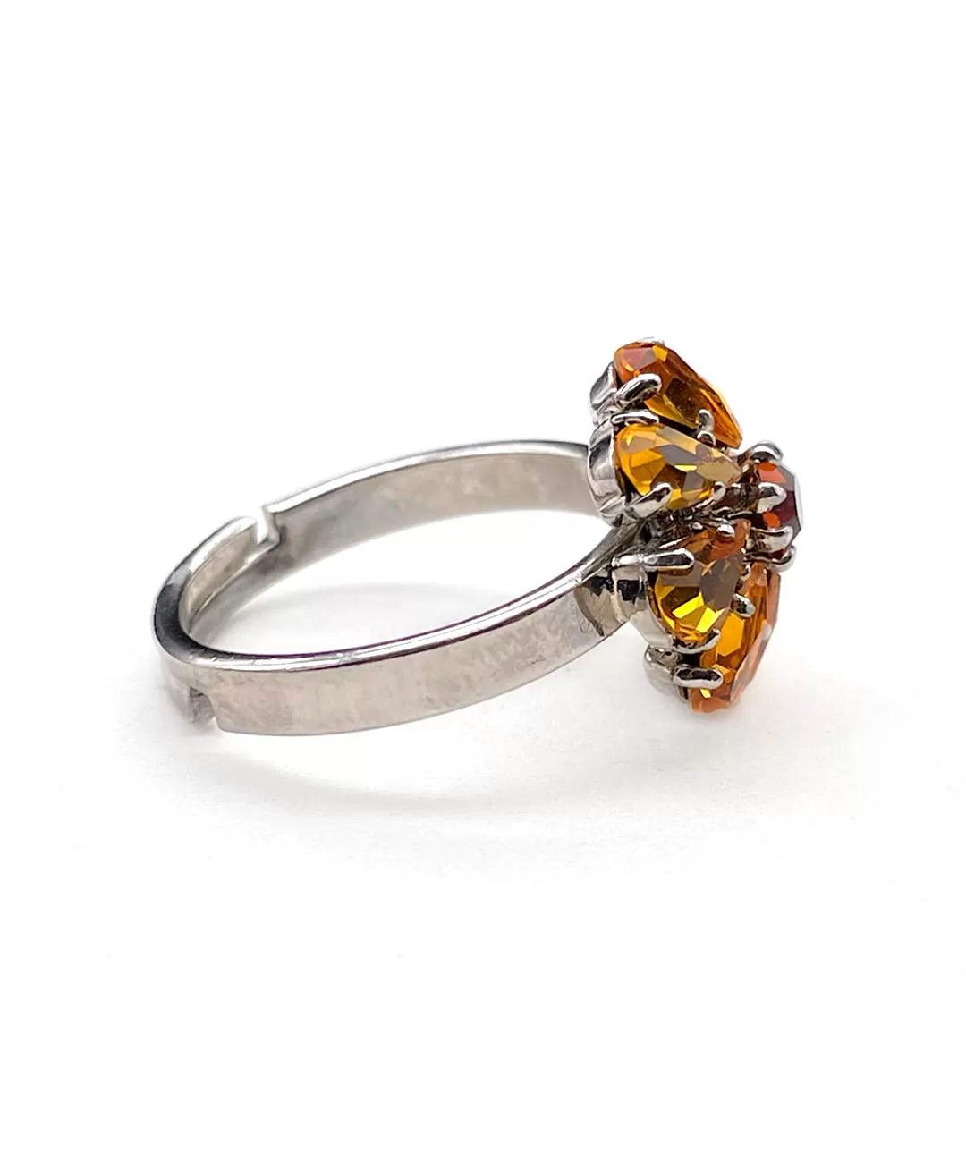 【ドイツ買付】ヴィンテージ SEIBOTH トパーズ フラワー リング/Vintage SEIBOTH Topaz Flower Ring