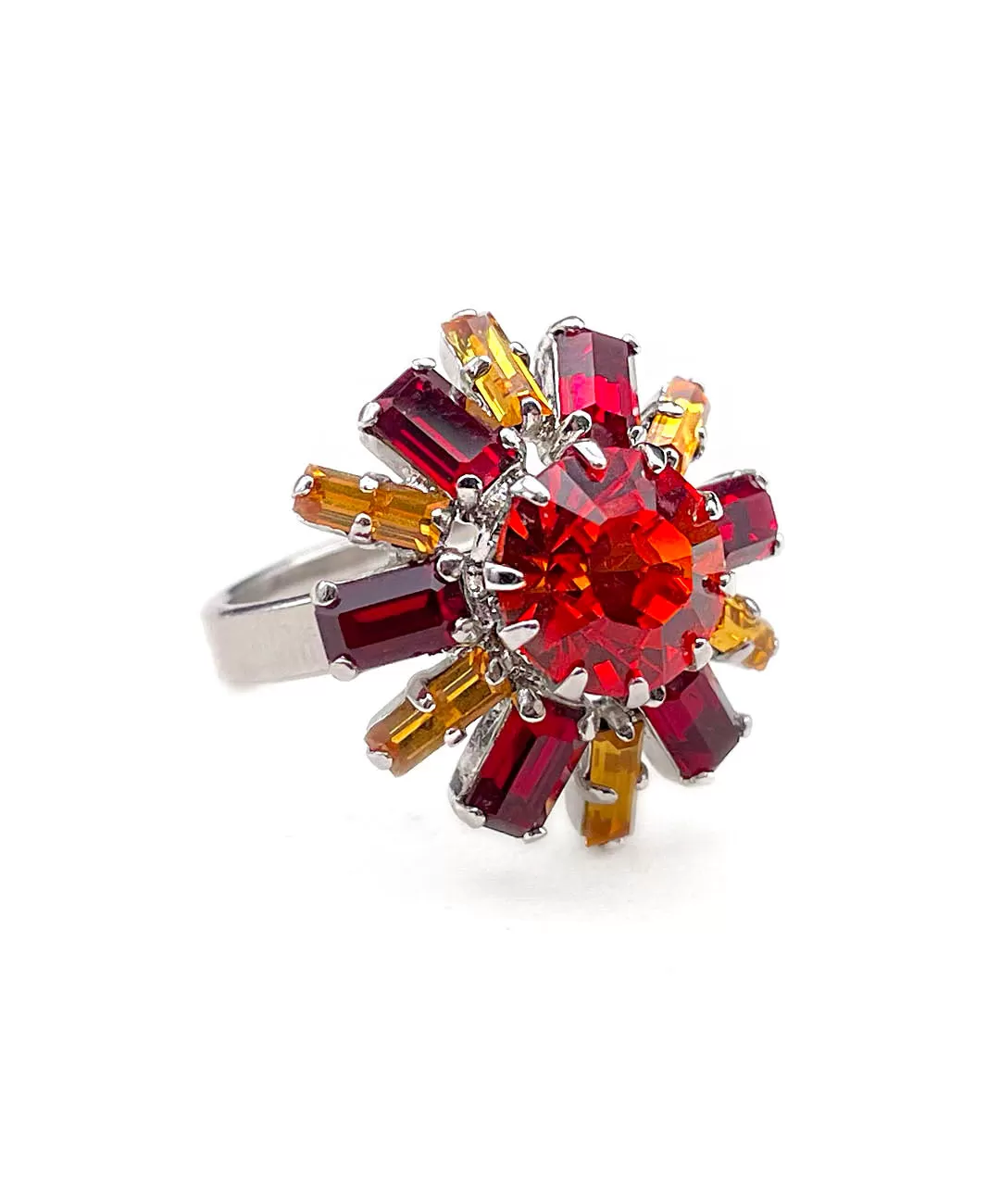 【ドイツ買付】ヴィンテージ SEIBOTH ファイア フラワー リング/Vintage SEIBOTH Fire Flower Ring