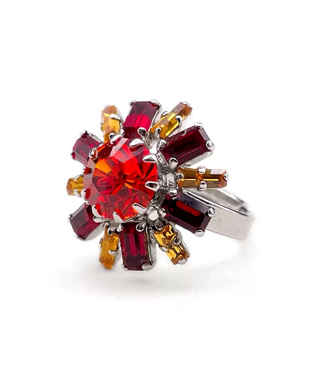 【ドイツ買付】ヴィンテージ SEIBOTH ファイア フラワー リング/Vintage SEIBOTH Fire Flower Ring